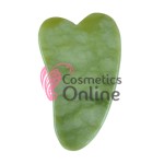 Piatra de jad pentru masaj Cod JD009EE Natural Verde Quart cu 2 piese + 1 Spatula cosmetica Piatra de jad pentru masaj Cod JD009EE Natural Verde Quart cu 2 piese + 1 Spatula cosmetica